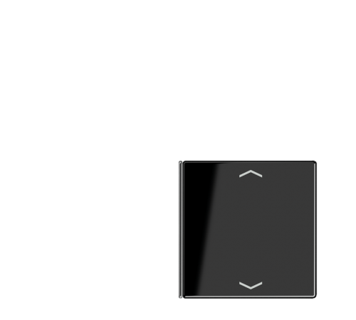 Клавиша для сенсорного модуля KNX, 4-ная, черная  LS404TSAPSW14  Jung