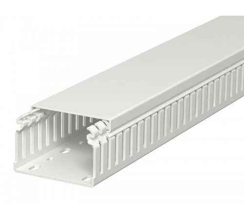 Распределительный кабельный канал LKVH 50x75x2000 мм (светло-серый) (LKVH 50075)  6178588  OBO Bettermann