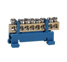 Шина нулевая тип Стойка OptiKit  BB-S-N-DIN-8-6х9 синий  277831  КЭАЗ