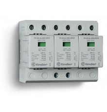 Устройство защиты от импульсных перенапряжений УЗИП тип 1+2 (3 варистор/искровый разрядник); модульный, ширина 108мм; степень защиты IP20