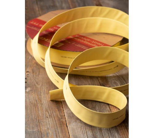 Термоусаживаемая трубка ТУТ нг 25/12,5 желтая рулон PROxima  tut-25-y  EKF