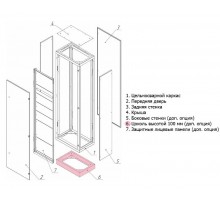 Цоколь Метэл-2 100х450х440мм  40.144  МЕТЭЛ