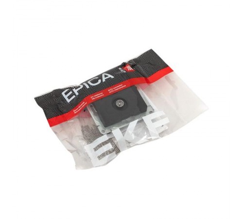 Механизм розетки TV+RJ45 (cat5), чёрный Эпика EKF  UP1-SOB-TV+RJ  EKF