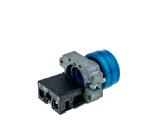 Кнопка в кожухе, синяя, 1NO, мет. MTB2-BPZ116  58164  ОВЕН