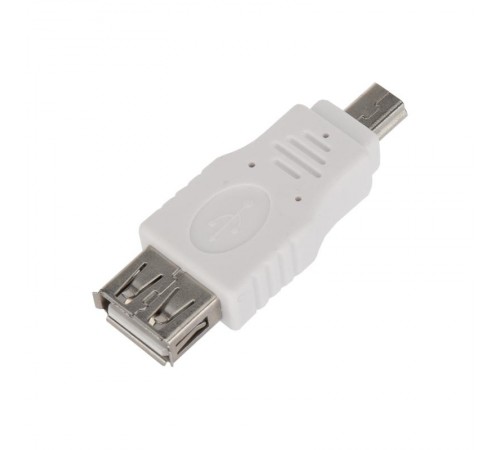 Переходник USB (гнездо USB-A - штекер mini USB), (1шт.)  06-0191-A  REXANT