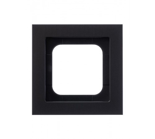 Рамка 1-постовая, Axcent, металл, матовый черный  2CKA001754A4708  ABB