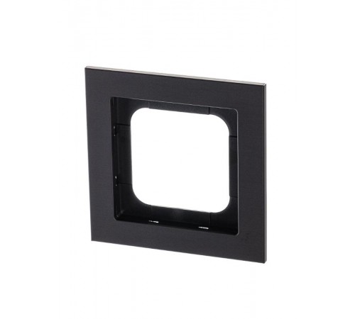 Рамка 1-постовая, Axcent, металл, матовый черный  2CKA001754A4708  ABB
