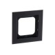 Рамка 1-постовая, Axcent, металл, матовый черный  2CKA001754A4708  ABB