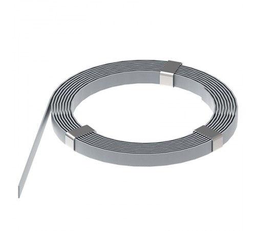 Плоский проводник 25х4 мм, гор. цинк (бухта 62м), 392254  МПП-25х4-ГЦ   Ostec