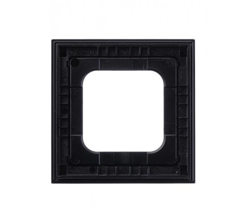 Рамка 1-постовая, Axcent, металл, матовый черный  2CKA001754A4708  ABB