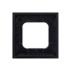 Рамка 1-постовая, Axcent, металл, матовый черный  2CKA001754A4708  ABB