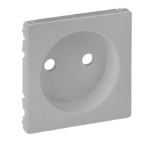 Valena LIFE Алюминий Накладка розетки б/з  754972  Legrand