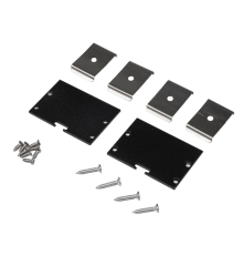 Заглушка торцевая для профиля  PAL5035 BLACK /набор 2шт/    .5058996  Jazzway