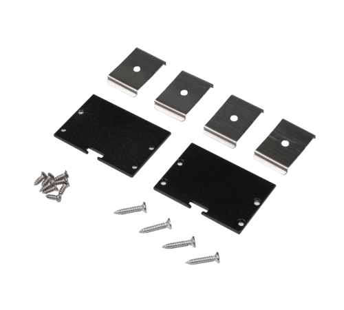 Заглушка торцевая для профиля  PAL5035 BLACK /набор 2шт/    .5058996  Jazzway