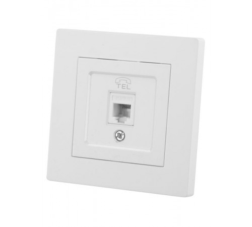 Розетка телефонная RJ11 белая "Сенеж"   SQ1816-0042  TDM
