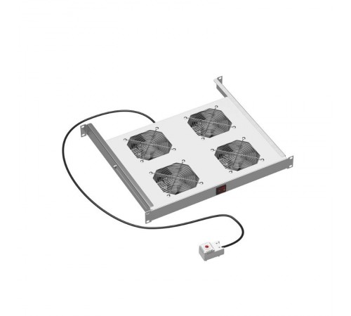 19" Вентиляторный модуль, 4 вент. с термостатом  R519VSIT4FT  DKC