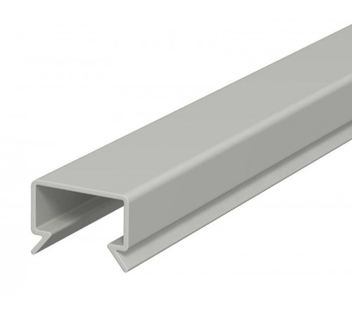 Крышка кабельного канала LK4 15 мм (ПВХ,серый) (LK4 D 15)  6178480  OBO Bettermann