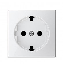 Накладка для розетки SCHUKO с плоской поверхностью, серия SKY, цвет стекло белое2CLA858890A2101 ABB