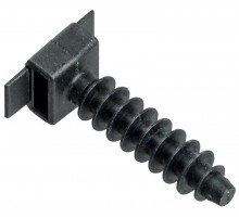 База дюбельная БД 35х10мм под хомут черная (100 шт)  UHP32-35-10-100-K02  IEK