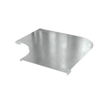 Крышка на угол CPO 90 горизонтальный 90° 500, в комплекте с креп. эл. и соед. пластинами пластинами, необходимыми для монтажа, горячеоцинкованная  SK