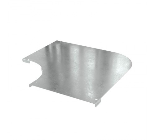 Крышка на угол CPO 90 горизонтальный 90° 150, в комплекте с креп. эл. и соед. пластинами пластинами, необходимыми для монтажа, горячеоцинкованная  SK