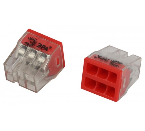 Клемма  NO-225-361 быстрозажимная 2273-206 компактная 6-проводная 0.2-2.5 мм2 (упаковка 20 шт.)  Б0067919  ЭРА
