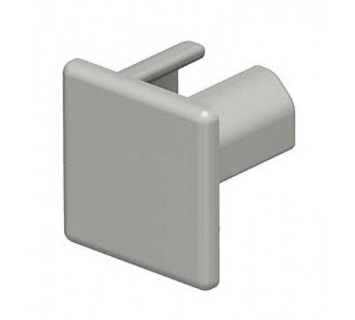 Торцевая заглушка кабельного канала WDK 15x15 мм (ПВХ,серый) (WDK HE15015GR)  6158692  OBO Bettermann