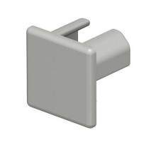 Торцевая заглушка кабельного канала WDK 15x15 мм (ПВХ,серый) (WDK HE15015GR)  6158692  OBO Bettermann