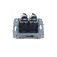 BRITE Розетка компьютерная 2-ая RJ45 кат.5E РК10-2-БрГ графит   BR-K20-1-K53  IEK