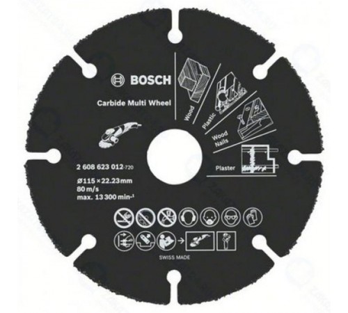 Отрезной круг по дереву для УШМ 115 мм  2608623012  BOSCH