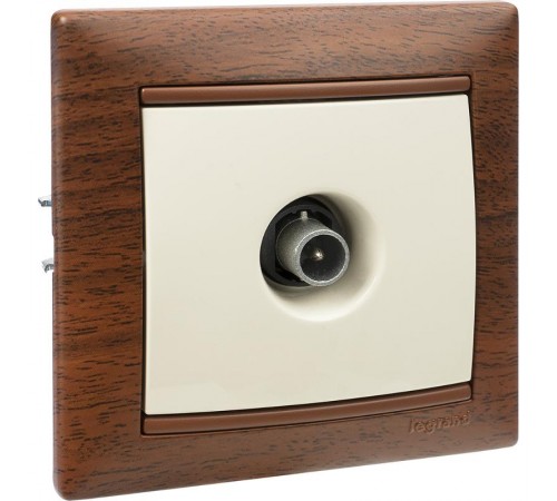 Valena Тонированное дерево Рамка 1-ая  770311  Legrand