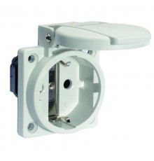 Розетка встраиваемая Schuko 16A 3p 250V IP54 Серая 71095 I 71095-Bals I Bals