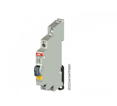 Выключатель кнопочный с подсветкой желтый E217-16-01E48  2CCA703263R0001  ABB