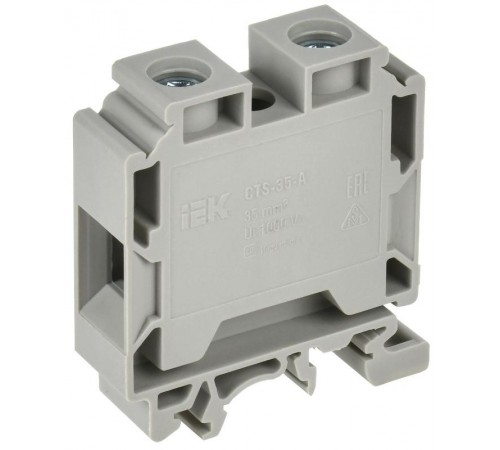 Колодка клеммная CTS с шестигранником 35мм2 серая  YCT10-01-K03-035  IEK