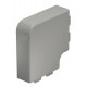 Крышка плоского угла кабельного канала WDK 40x110 мм (ПВХ,серый) (WDK HF40110GR)  6021743  OBO Bettermann