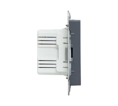 Механизм розетки USB-C - 2шт, графит Эпика  UP1-SOG-2USBC EKF