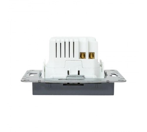 Механизм розетки USB-C - 2шт, графит Эпика  UP1-SOG-2USBC EKF