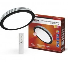 Светильник светодиодный COMFORT AFINA 75Вт 230В 3000-6500K 6000Лм 500x85мм с пультом ДУ  4690612035147  IN HOME