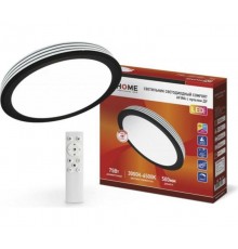 Светильник светодиодный COMFORT AFINA 75Вт 230В 3000-6500K 6000Лм 500x85мм с пультом ДУ  4690612035147  IN HOME