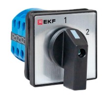 Переключатель кулачковый ПК-1-53 10А 3P "1-2" IP65  pk-1-53-10-65  EKF