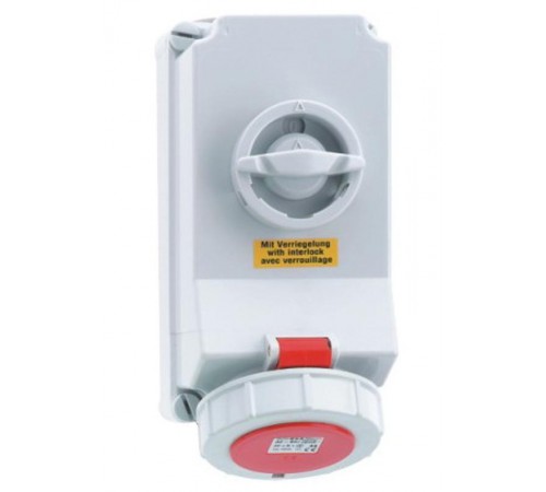 Розетка с блокировкой 16А 5р 400v 6h IP67 16527 I 16527-Bals I Bals