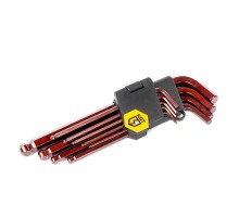 Набор шестигранных ключей с шаром КШ-9s  82177  КВТ