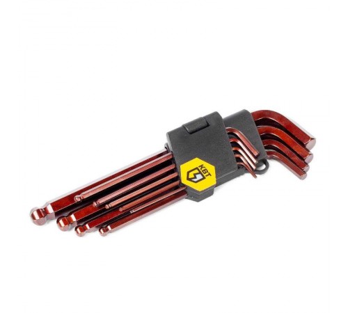 Набор шестигранных ключей с шаром КШ-9s  82177  КВТ