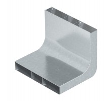 Вертикальный угол 90° кабельного канала EUK 250x38/3 секц. (сталь) (KV3 25038)  7400648  OBO Bettermann