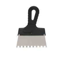 Шпатель фасадный 150 мм зуб 8х8 нержавеющая сталь, пластмассовая ручка  89-0226  REXANT