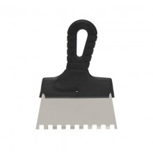 Шпатель фасадный 150 мм зуб 8х8 нержавеющая сталь, пластмассовая ручка  89-0226  REXANT