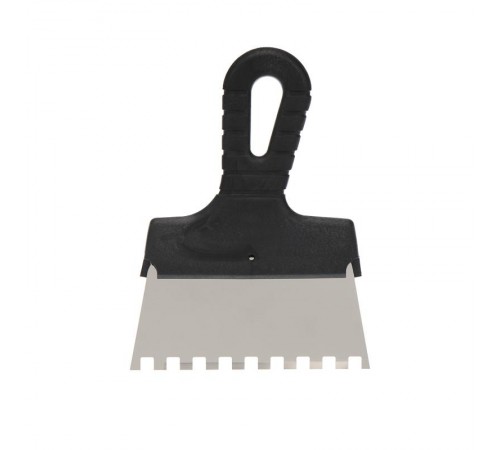 Шпатель фасадный 150 мм зуб 8х8 нержавеющая сталь, пластмассовая ручка  89-0226  REXANT