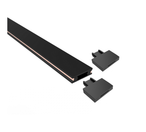 Шинопровод для магнитной трековой системы  черный 2000х16мм  MTR16 2M-BL  .5057258  Jazzway