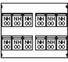 Пластрон для 12 NH00 3ряда/4 рейки  AG85  ABB