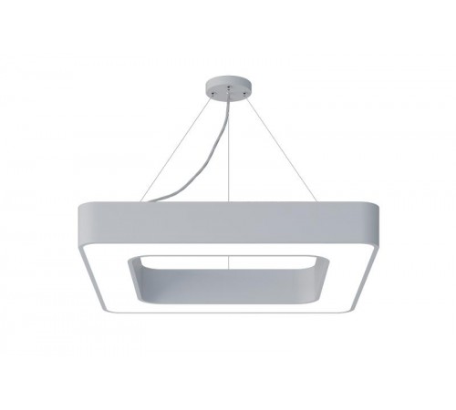 Светильник светодиодный Geometria Quadro SPO-161-W-40K-060 60Вт 4000К 5500Лм IP40 600*600*80 белый подвесной  Б0050582  ЭРА
